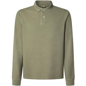 Pepe Jeans - PM542213 - Polo - Oranje - Katoen - Lange Mouwen