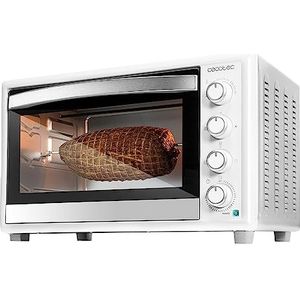 Cecotec Convectie tafeloven van 46 liter Bake&Toast 4600 White Gyro. 2000 W, Binnenverlichting, 12 functies, Temperatuur tot 230º, Dubbel glazen deur, Inclusief draaispit