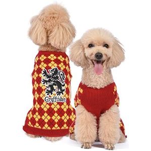Harry Potter: Griffoendor Pet Sweater - Medium | Harry Potter Costumes for Dogs FF19070 | Harry Potter hondenkleding en accessoires voor Hogwarts Houses, Griffoendor Rood