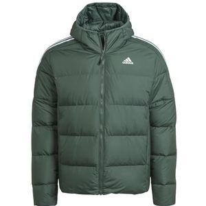 adidas Essentials Midweight Hooded Donsjack, Green Oxide, S