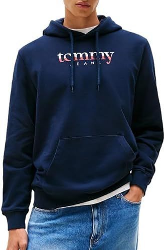 Tommy Jeans - Regular Fit Hoodie - Effen - Puur Katoen
