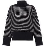 caneva Trui  zwart / offwhite