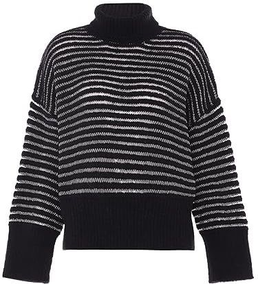 caneva Trui  zwart / offwhite