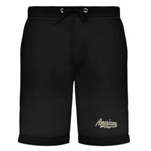 AMERICAN COLLEGE USA Bermuda Short Enfants Garçons Filles Unisex kinderen, Zwart, 14 Jaar