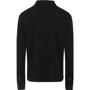 BRAX Pirlo Cotton Liquid Interlock-poloshirt voor heren van hoogwaardige jersey-kwaliteit, zwart, 3XL
