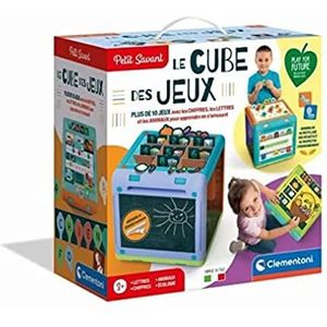 Clementoni - 52547-Mon Cube educatief spel, Franse versie, 3 jaar en Plus-Play for Future, gemaakt in Italië, 52547