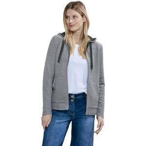 Cecil Sweatshirt met capuchon voor dames, sterk kaki, XS