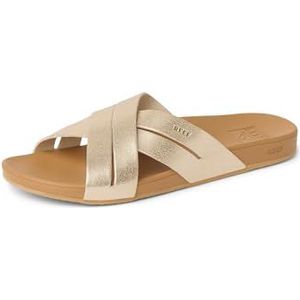 Reef Dames Cushion Spring Bloom Flipflop, champagne, 37.5 EU