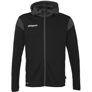 uhlsport Voetbal Squad 27 Track Hood Jacket Unisex trainingsjack sportjack sweatshirt met capuchon en opstaande kraag