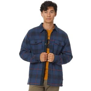 Fjällräven Övik Lite Padded Shirt M T-shirt voor heren, Dark Navy-Indigo Blue, XL