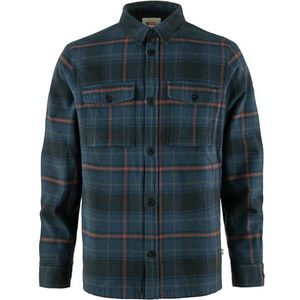 Fjällräven Övik Lite Padded Shirt M T-shirt voor heren, Dark Navy-Indigo Blue, XL