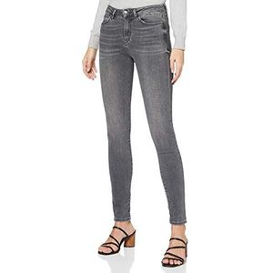 ESPRIT Skinny jeans met gemiddelde taillehoogte, Grijs medium washed, 26W x 30L