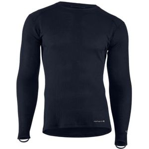 Carhartt Men's Base Force Midweight Classic Crew, Navy, X-Large
