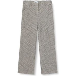 Minus Mikala Embry broek met hoge taille en wijde pijpen voor dames, Snorkel Blauw Gecontroleerd, 36