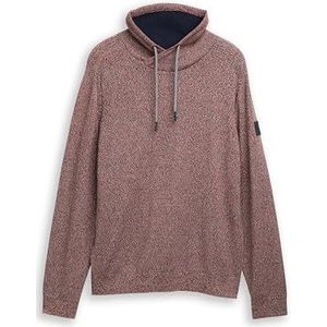 TOM TAILOR heren trui, 38685 - Rood Groen Multicolor, XXL