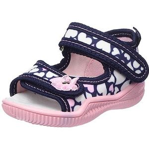 Vi-GGa-Mi Ania S slippers voor meisjes, donkerblauw-roze., 20 EU