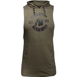 Lawrence Hooded Tank Top - Dark Green - M