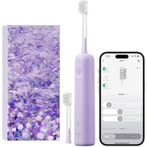 Laifen Wave - Elektrische Tandenborstel - Paars - Met App - 2 Borstelkoppen