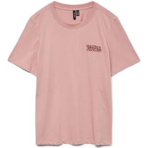 VERO MODA Dames Vmfrigga Paulina Ss Top Box JRS Ga, Rose Elegance, XL