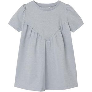 Name it mini Meisjes Nmffriana Ss Dress Pb, Xenonblauw, 110