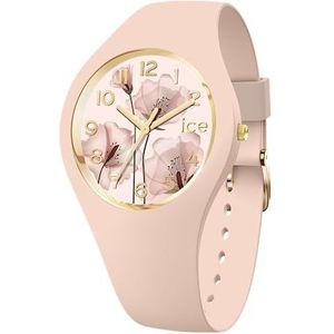 Ice-Watch - ICE flower Pink aquarel - Roze dames horloge met siliconen band - 021735 (Small)