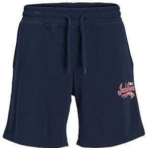 JACK & JONES Jpstlogo Sweat Shorts 2 Col Sn GMS, navy blazer, XS