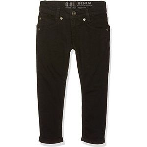 Gol Jeans voor jongens, skinny jeans, regular fit jeans, zwart (black 2), 146 cm