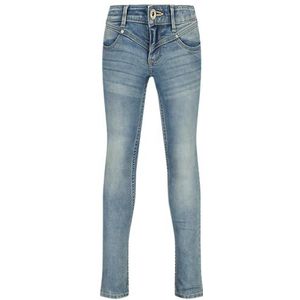 Vingino Girls Jeans Amia Yoke in kleur Tinted Mid Blue Maat 16, Tinted Mid Blue, 16 Jaar