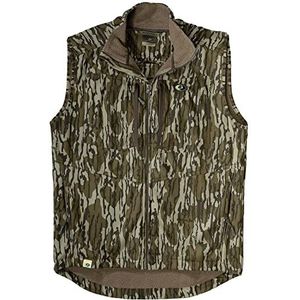 Mossy Oak Heren Camo Sherpa 2.0 Fleece gevoerd jachtvest jas, Origineel Bottomland, 3XL