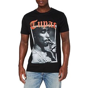 Mister Tee Tupac California Love Tee, heren T-shirt in 2 verschillende kleuren, maat XS - 5XL, zwart, XL