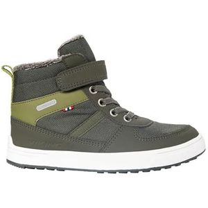 Viking Jongen's Lucas Mid Warm Wp 1v Sneeuwlaars, Pine Olijf, 32.5 EU