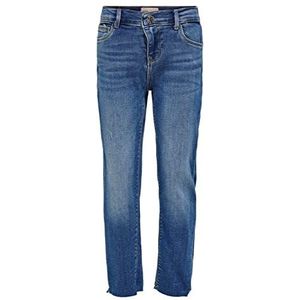 Kids ONLY Konemily St Raw Med Blue Noos Jeans voor meisjes, blauw (medium blue denim), 152 cm