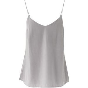 QS Satijnen damestop, Grijs 9203, 38