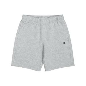 Champion Legacy Basics-Powerblend Terry Bermuda Shorts voor heren, Grigio Melange Chiaro, L