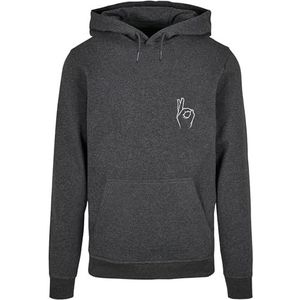 Mister Tee Heren Hoodies Easy Hoody, Regular Fit, XS, antraciet, XS