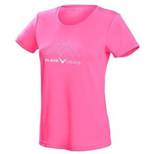 Black Crevice Functioneel shirt voor dames, sportshirt in verschillende kleuren en maten, hardloopshirt voor dames met motiefprint, ademende damesshirts van 100% polyester