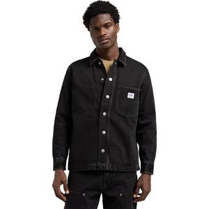 Lee - Workwear Overshirt - Zwart - 100% Katoen - Relaxed Pasvorm