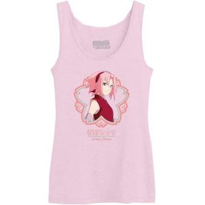 Naruto Shipudden Tanktop voor dames, Roze, L