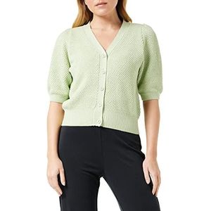 Peppercorn Destina Puff Halve Mouw Gebreid Vest | Groene Vesten Voor Vrouwen UK | Lente Dames Vest | Maat XXL