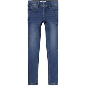NAME IT Skinny Fit jeans voor meisjes, blauw (medium blue denim), 104 cm