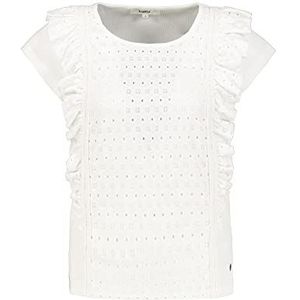 Garcia Dames T-shirt met korte mouwen, gebroken wit, XS, off-white, XS
