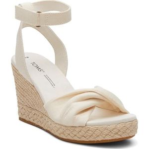 TOMS Dames Marisela Wedge Sandaal, natuurlijk, 42 EU