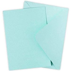 Sizzix Surfacez Card & Envelope Pack, A6, Mint Julep, 10PK, 664827, Veelkleurig, One Size