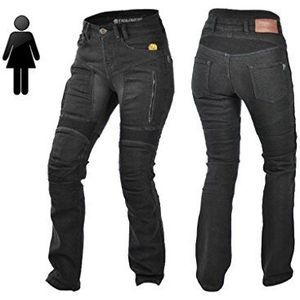 Trilobite Motorfiets Dames Jeans, Zwart, Maat 32,8999900044706