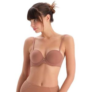 Dagi Women's Brown Underwire Bra, Brown,75C, bruin, 75C