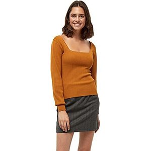 Desires Damen Gry Pullover Mit Quadratischem Ausschnitt 5835 BUCKTHORN BROWN XXL