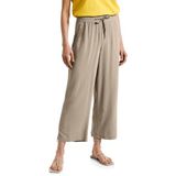Street One Dames Broeken met wijde pijpen in Beige, in size: 32