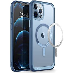 SUPCASE Eenhoorn kever schokbestendig transparant magnetisch beschermhoesje voor iPhone 13 Pro Max 6.7 inch blauw