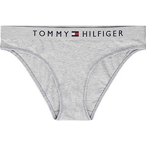 Tommy Hilfiger Bikinibroekje voor dames met stretch, Grijs, XS