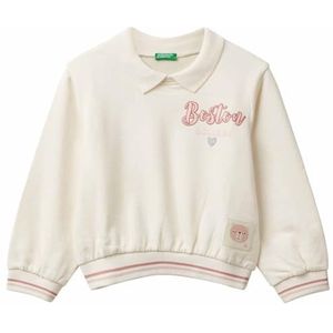 United Colors of Benetton Shirt M/L, Wit, 4 jaar
